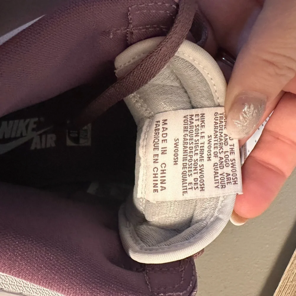 Nike Air Jordan 1 Retro High OG Shoes “Mauve” White DZ5485-105 Men's Size 10